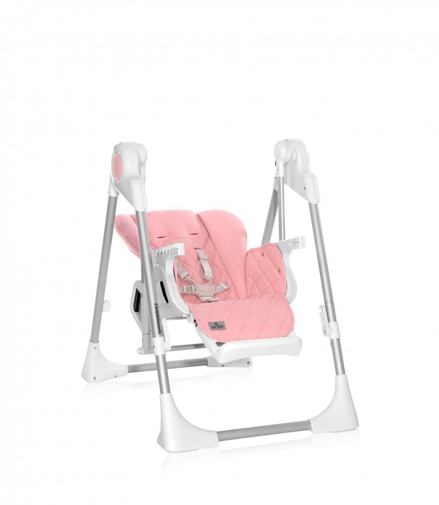 LORELLI Scaun de masa si leagan electric Camminando Pink