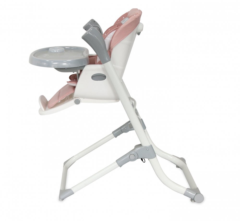 LORELLI Scaun de masa si leagan electric Ventura Peach Beige Stars