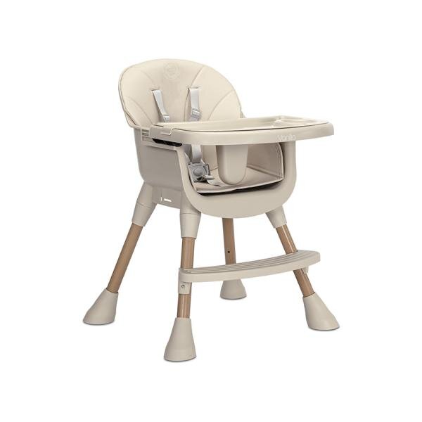 LORELLI Scaun inalt de masa pentru copii Vanilla Beige 3 in 1 varsta 6 luni - 6 ani greutate admisa 26 kg