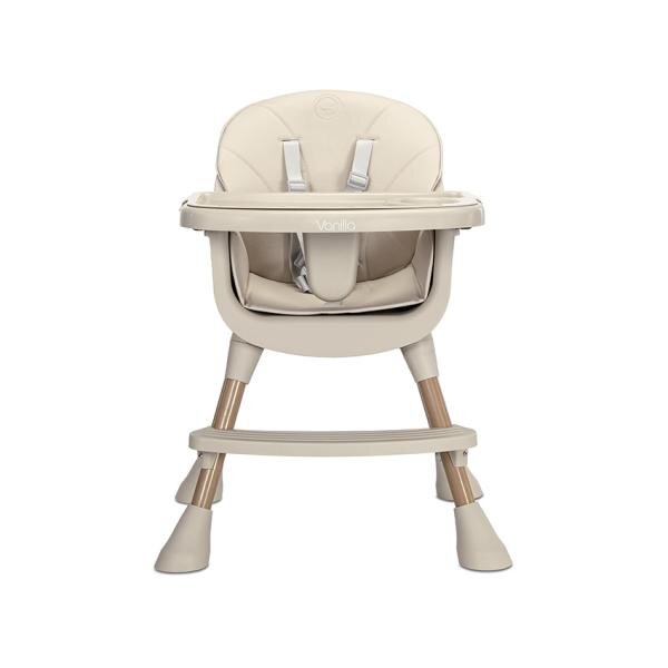 LORELLI Scaun inalt de masa pentru copii Vanilla Beige 3 in 1 varsta 6 luni - 6 ani greutate admisa 26 kg