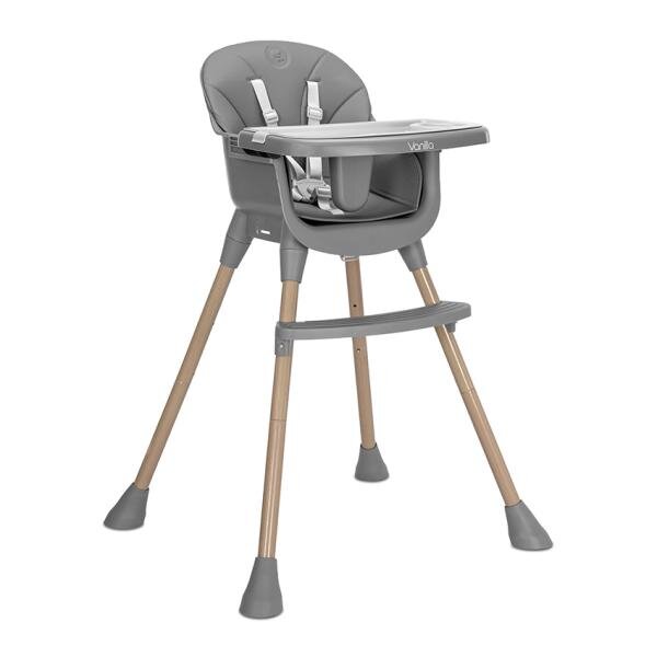 LORELLI Scaun inalt de masa pentru copii Vanilla Grey 3 in 1 varsta 6 luni - 6 ani greutate admisa 26 kg
