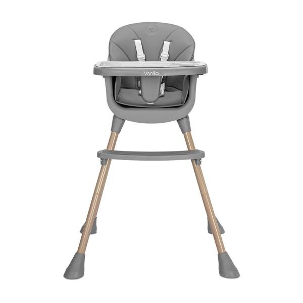 LORELLI Scaun inalt de masa pentru copii Vanilla Grey 3 in 1 varsta 6 luni - 6 ani greutate admisa 26 kg