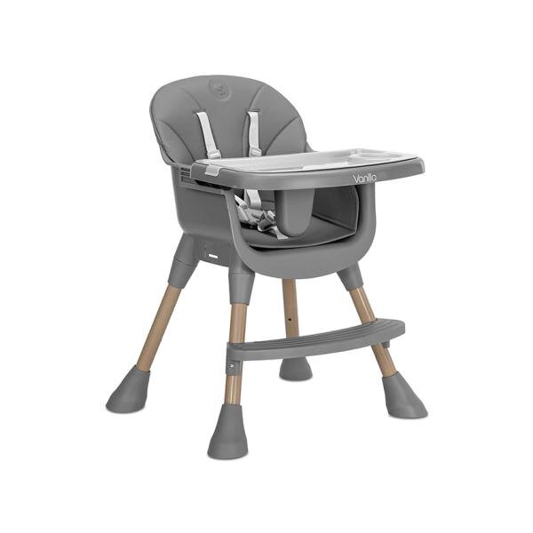 LORELLI Scaun inalt de masa pentru copii Vanilla Grey 3 in 1 varsta 6 luni - 6 ani greutate admisa 26 kg