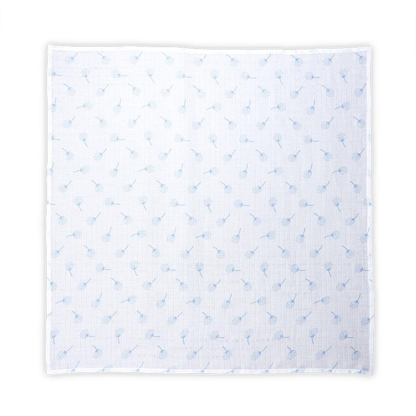 LORELLI Scutec pled din muselina 80x80 cm Aquatic Floral