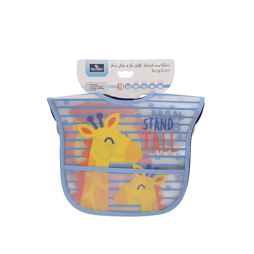 LORELLI Set 2 bavete impermeabile peva 285 x 36 cm inchidere cu banda velcro baietei