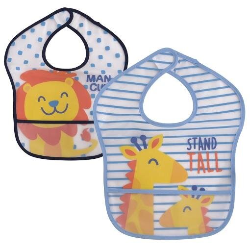 LORELLI Set 2 bavete impermeabile peva 285 x 36 cm inchidere cu banda velcro baietei