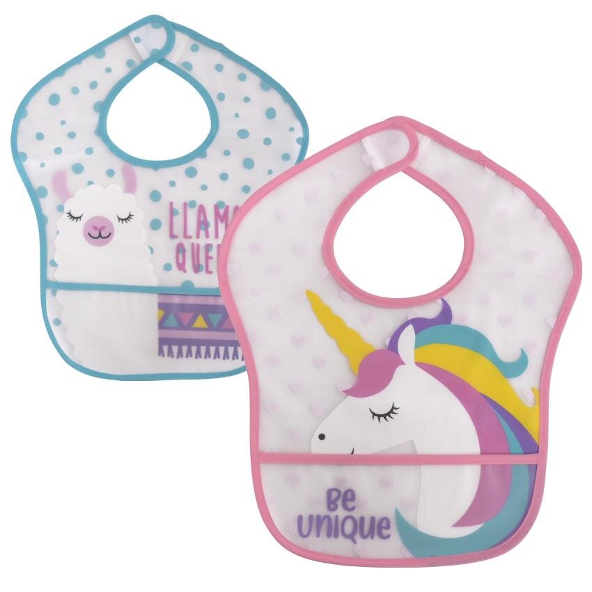 LORELLI Set 2 bavete impermeabile peva 285 x 36 cm inchidere cu banda velcro fetite