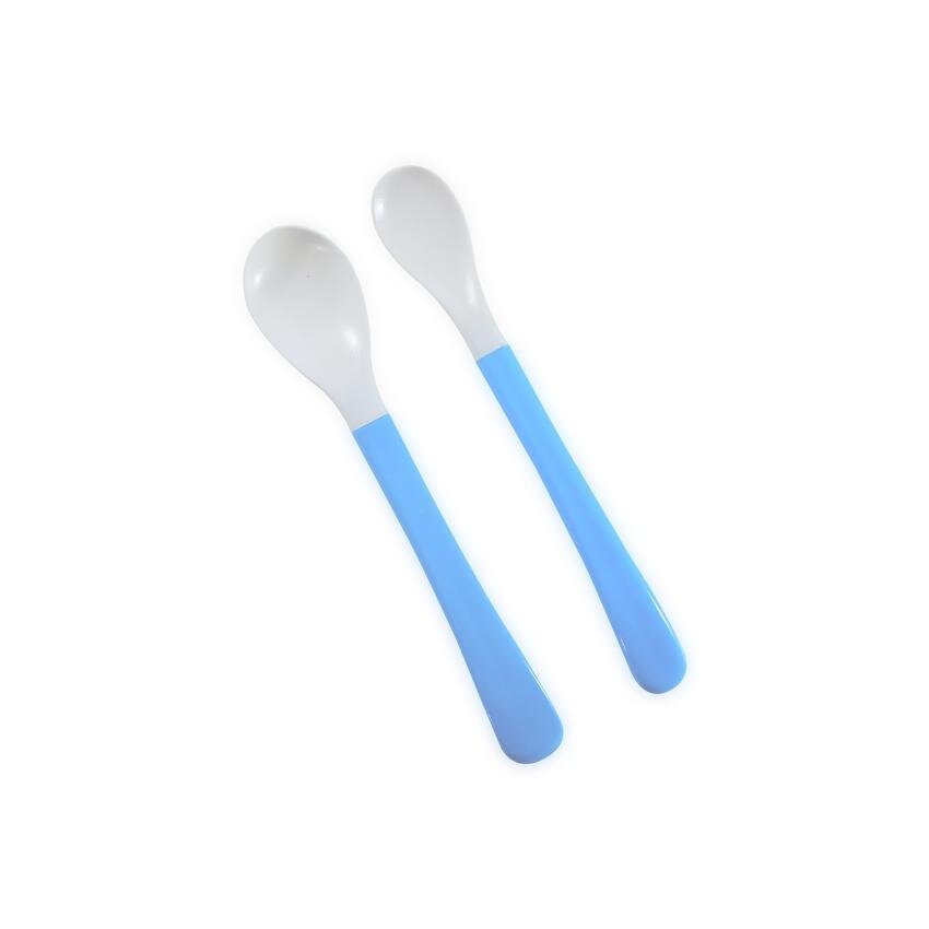 LORELLI Set 2 lingurite cu varf moale 6 luni+ Blue