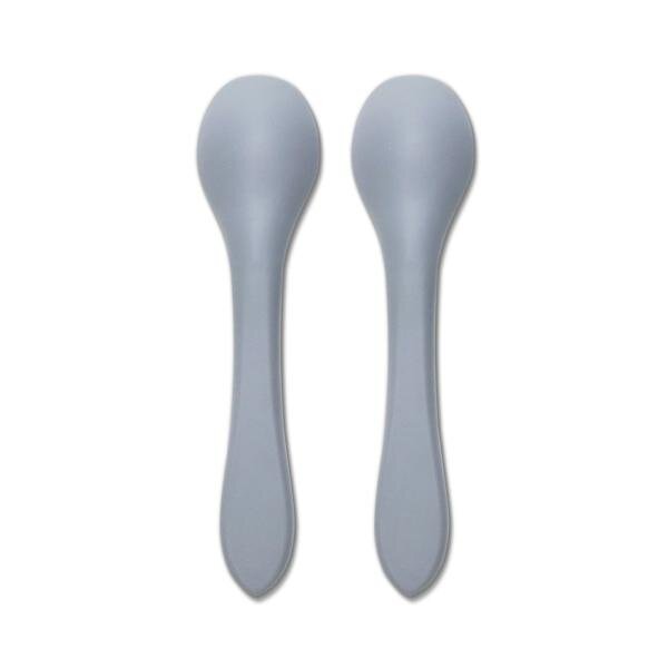 LORELLI Set 2 lingurite din silicon natural Grey