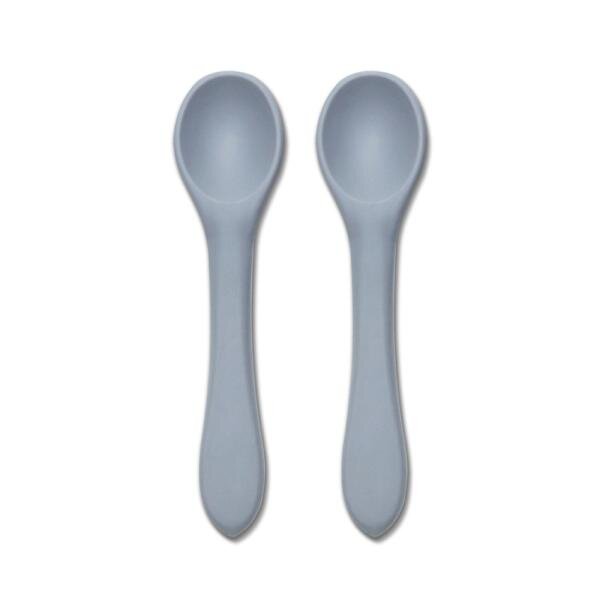 LORELLI Set 2 lingurite din silicon natural Grey