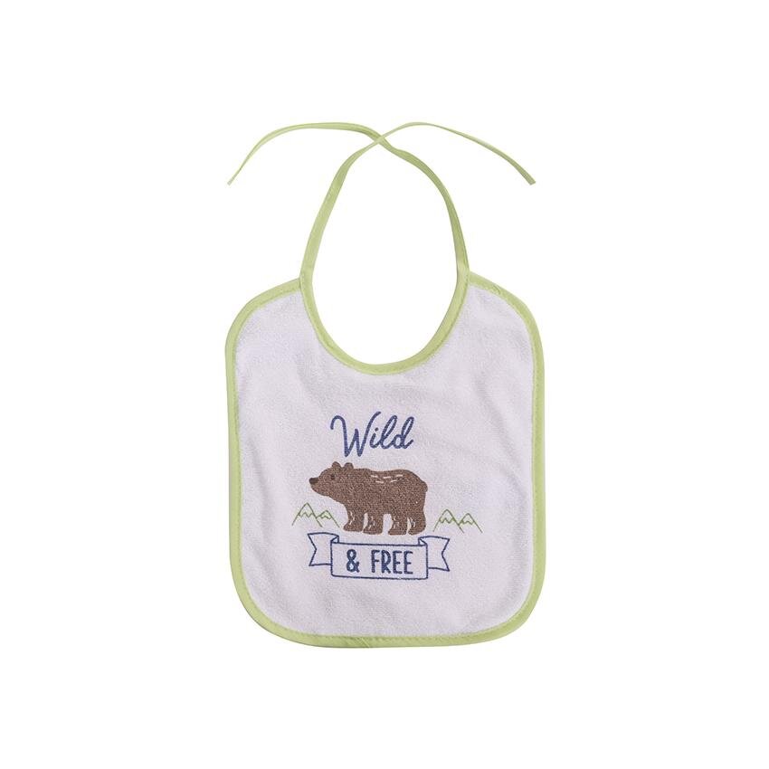 LORELLI Set 3 bavete bumbac si peva 23 x 20 cm inchidere cu snur baietei