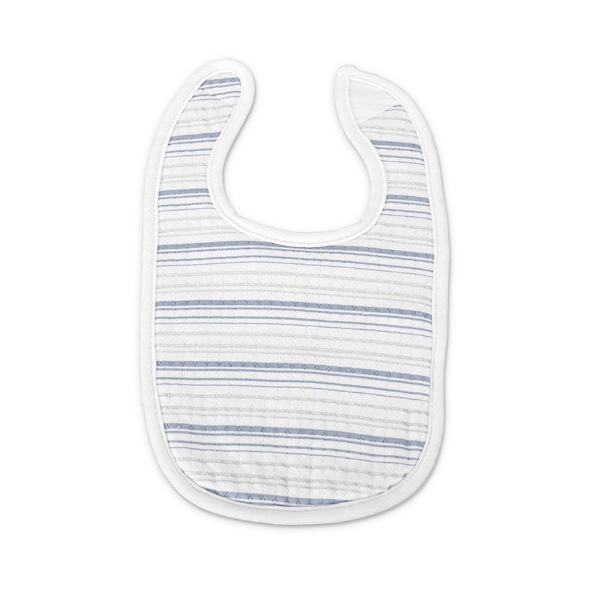 LORELLI Set 3 bavete din bumbac pentru nou-nascut inchidere cu velcro potrivit pentru hranire si in perioada eruptiei dentare 0 luni+ Blue