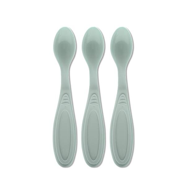 LORELLI Set 3 lingurite My Friend Iceberg Green margine rotunjita 6 luni+