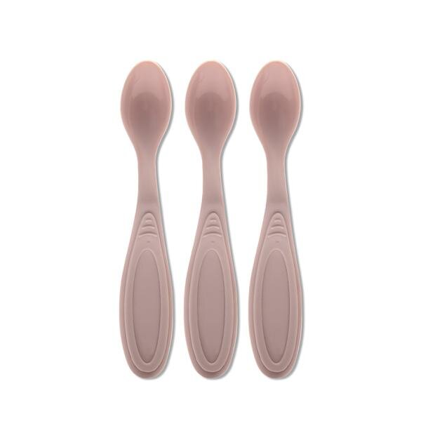 LORELLI Set 3 lingurite My Friend Mellow Rose margine rotunjita 6 luni+