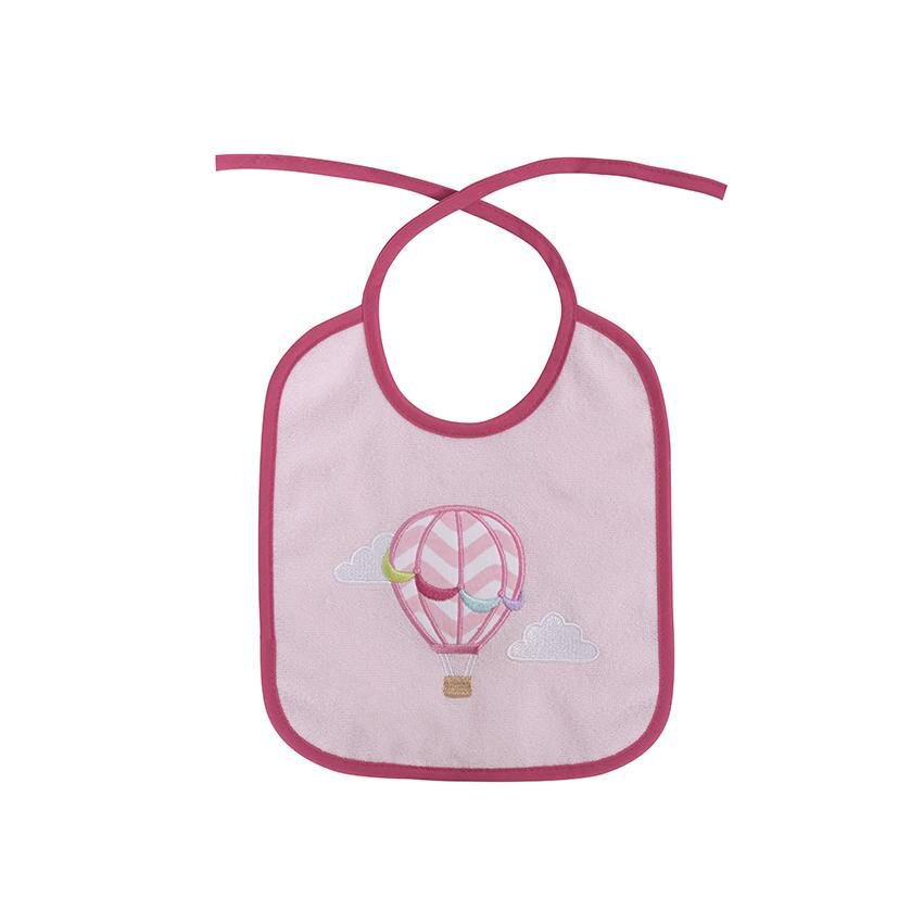 LORELLI Set 7 bavete bumbac 23 x 20 cm inchidere cu snur fetite