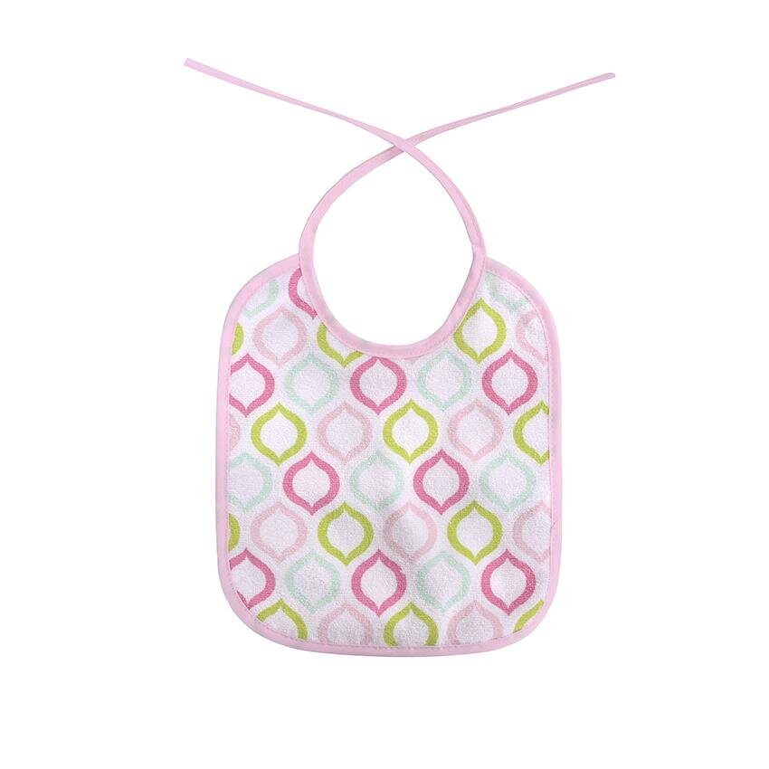 LORELLI Set 7 bavete bumbac 23 x 20 cm inchidere cu snur fetite