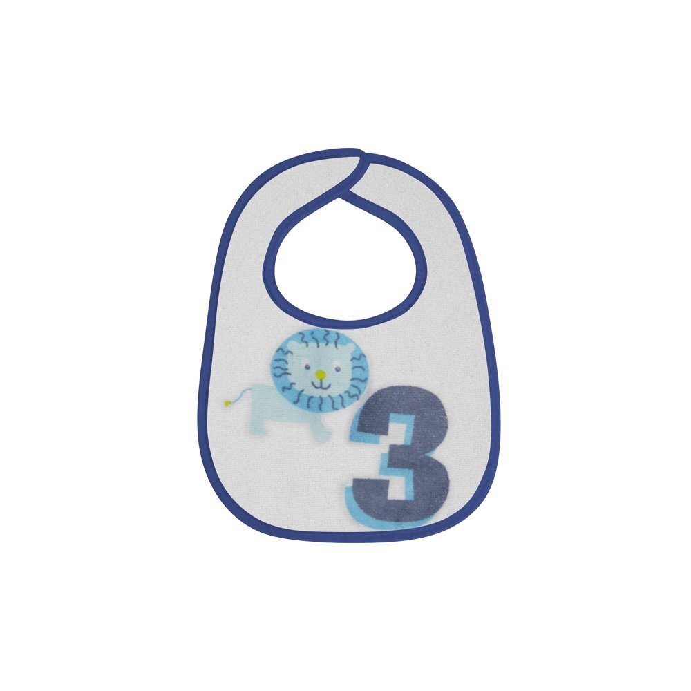 LORELLI Set 7 bavete small bumbac inchidere cu arici Boy