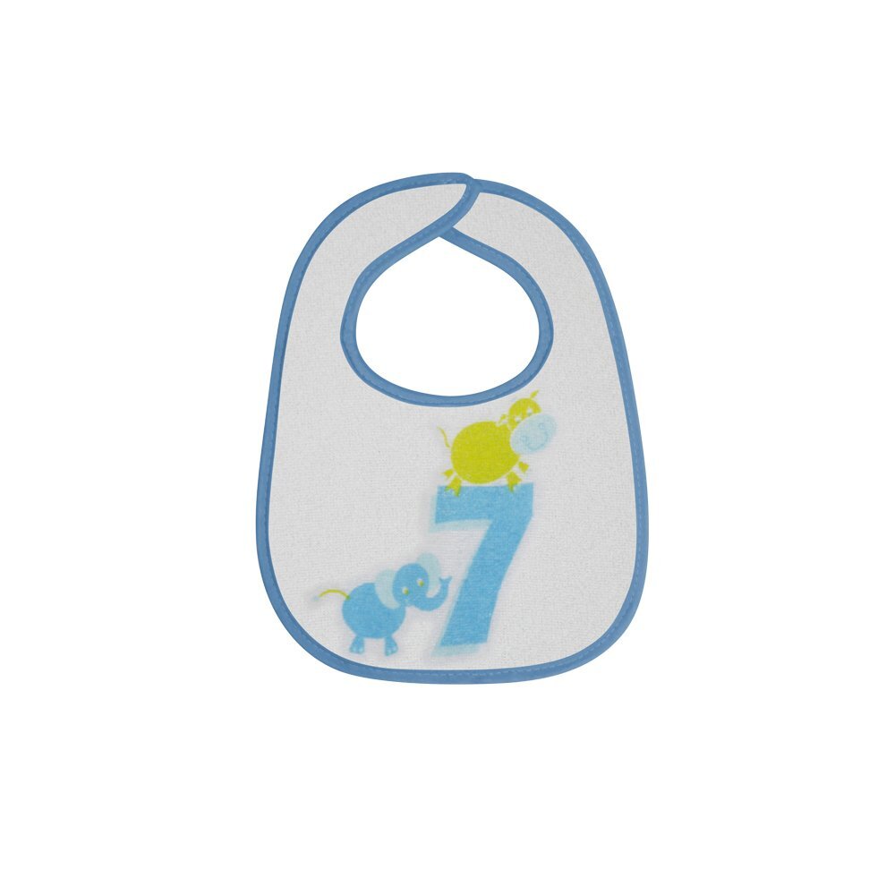 LORELLI Set 7 bavete small bumbac inchidere cu arici Boy