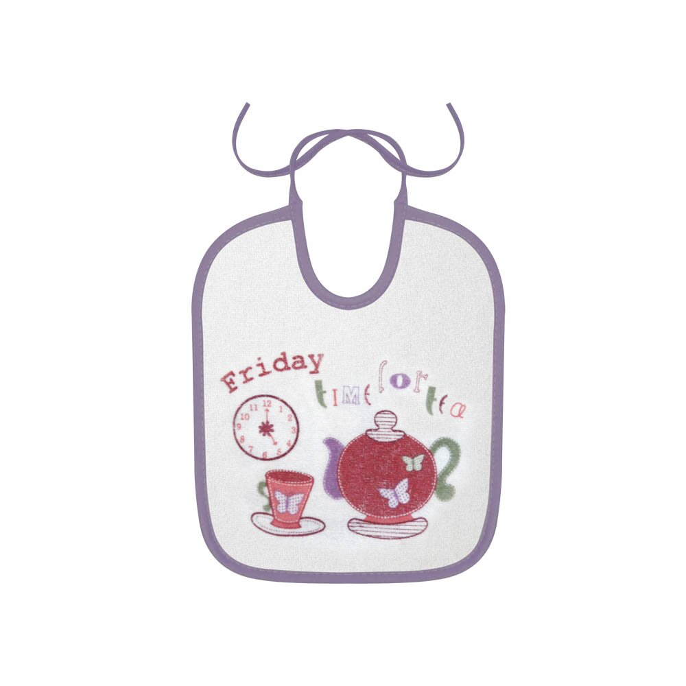 LORELLI Set 7 bavete zilele saptamanii small bumbac inchidere cu snur Girl