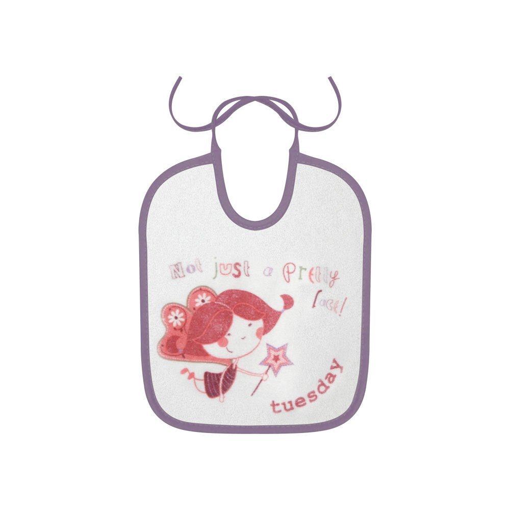 LORELLI Set 7 bavete zilele saptamanii small bumbac inchidere cu snur Girl