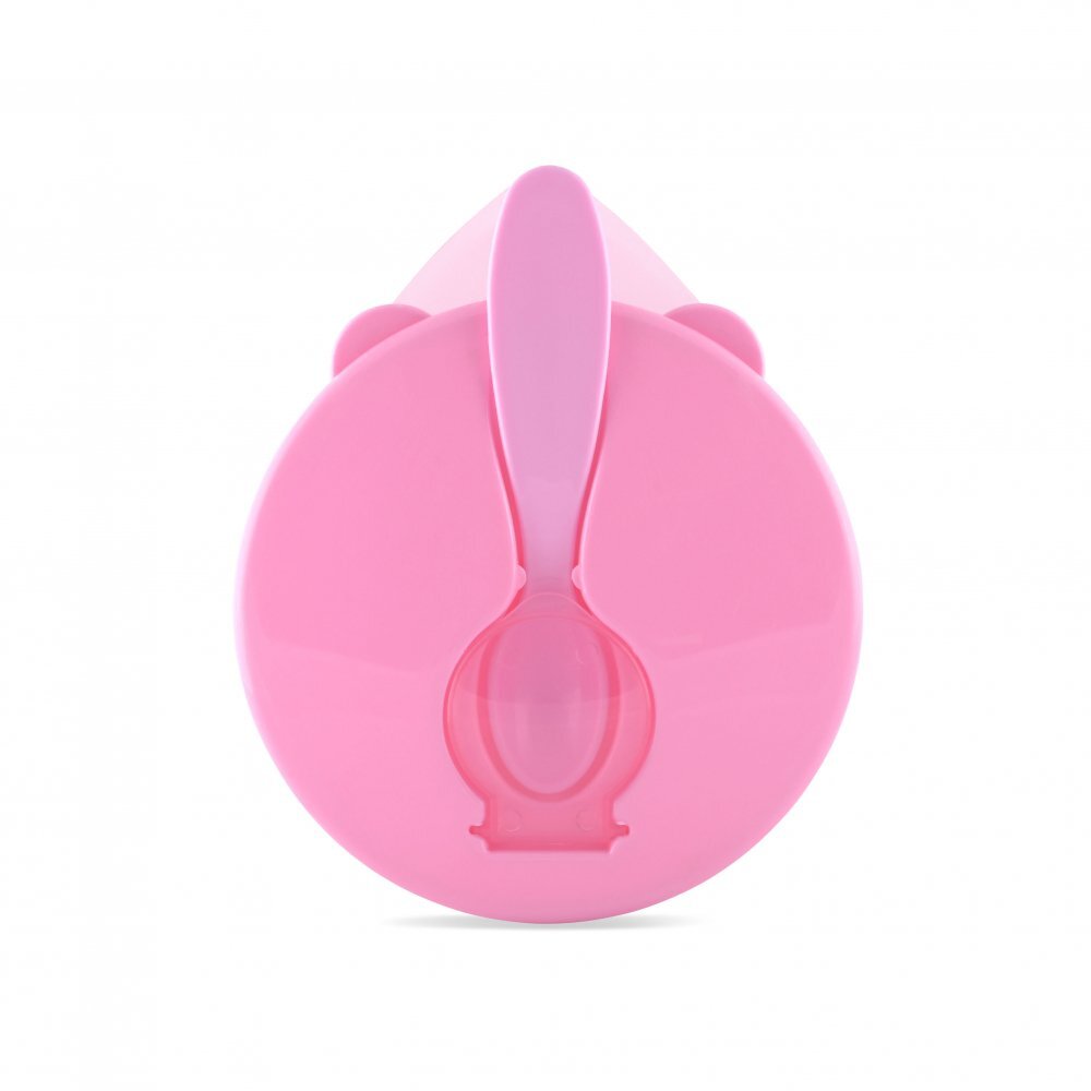 LORELLI Set castron cu capac si lingurita Pink