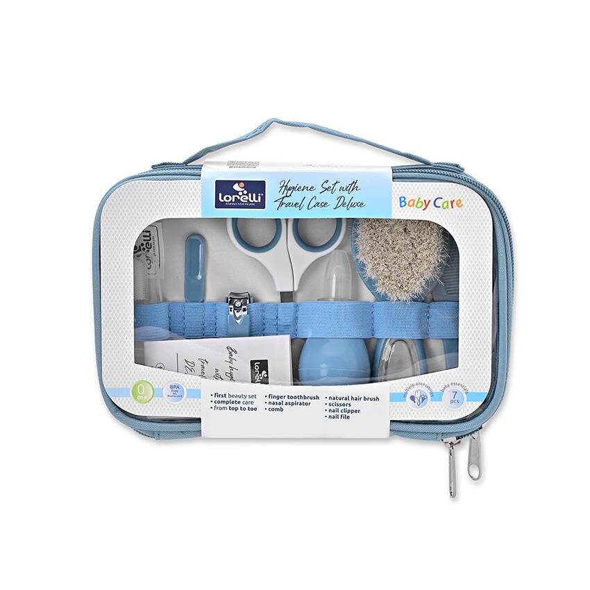 LORELLI Set de ingrijire bebelusi 7 produse esentiale 0 luni+ blue