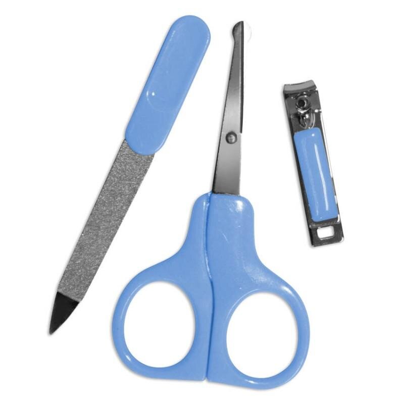 LORELLI Set manichiura cu 3 piese pentru bebelusi Blue