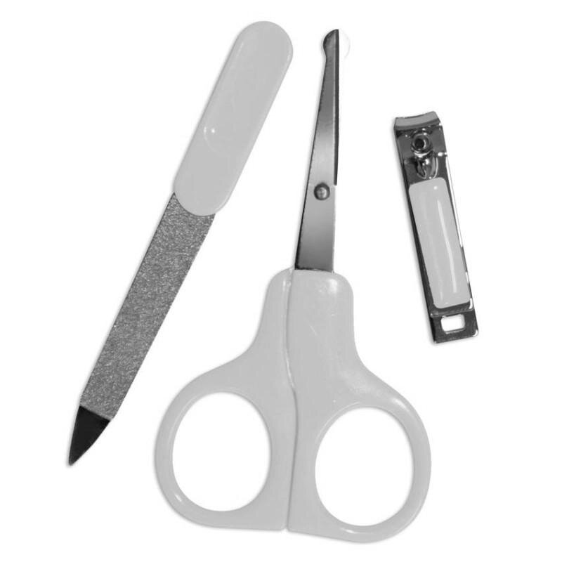 LORELLI Set manichiura cu 3 piese pentru bebelusi White