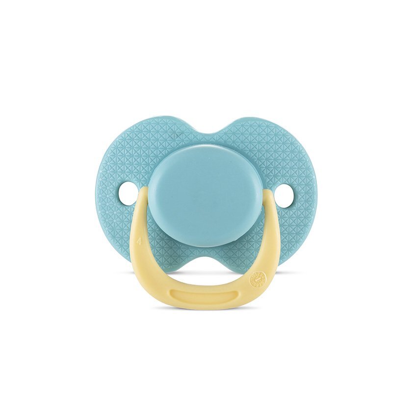 LORELLI Suzeta din silicon moale cu capac 0 luni+ Aqua Blue
