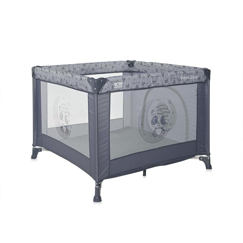 LORELLI Tarc de joaca Game Zone Cool Grey Pandas