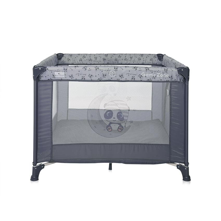 LORELLI Tarc de joaca Game Zone Cool Grey Pandas
