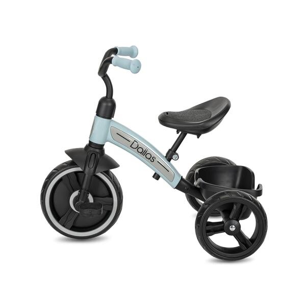 LORELLI Tricicleta pentru copii Dallas Blue 2-6 ani sezut reglabil in inaltime greutate admisa 25 kg