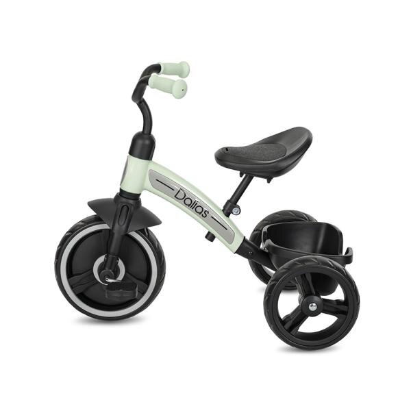 LORELLI Tricicleta pentru copii Dallas Mint 2-6 ani sezut reglabil in inaltime greutate admisa 25 kg