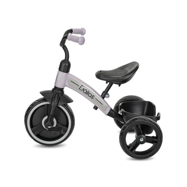 LORELLI Tricicleta pentru copii Dallas Pink 2-6 ani sezut reglabil in inaltime greutate admisa 25 kg