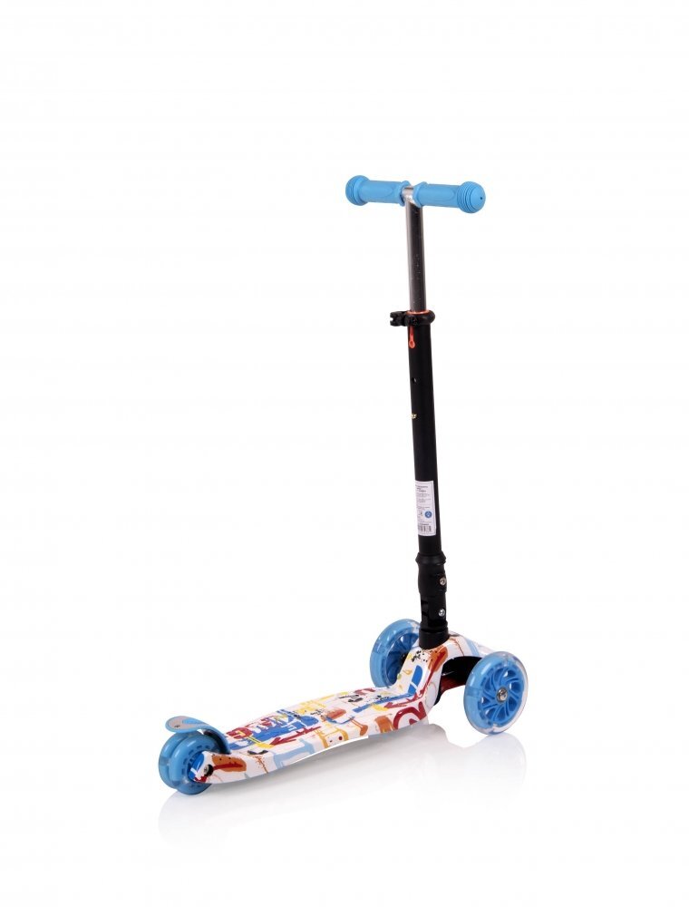 LORELLI Trotineta pentru copii Rapid Tracery 4 roti LED ghidon reglabil pliabila greutate suportata 50 kg varsta 5 ani+