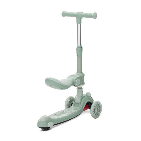 LORELLI Trotineta pentru copii Swiftie Ocean Wave pliabila roti cu led sezut pliabil ghidon reglabil platforma cu lumini si melodii greutate admisa 50 kg