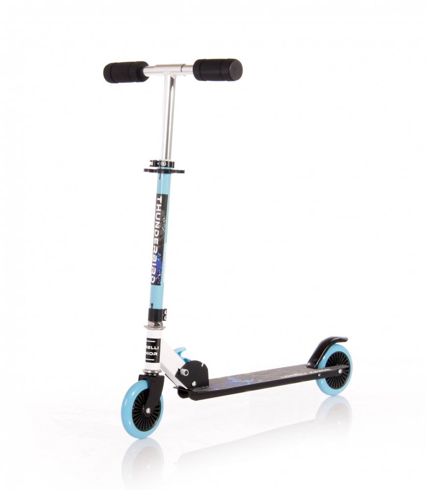LORELLI Trotineta pentru copii Thunderbird Caribbean Blue pliabila ghidon reglabil greutate suportata 50 kg varsta 5 ani+