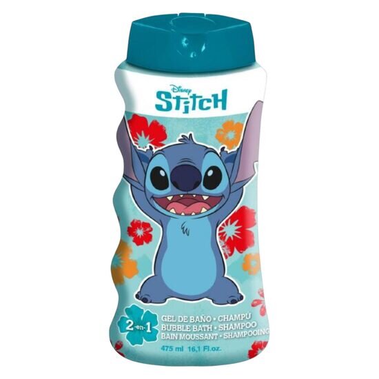 Lorenay Gel de dus pentru copii si sampon 2 in 1 Stitch 475 ml