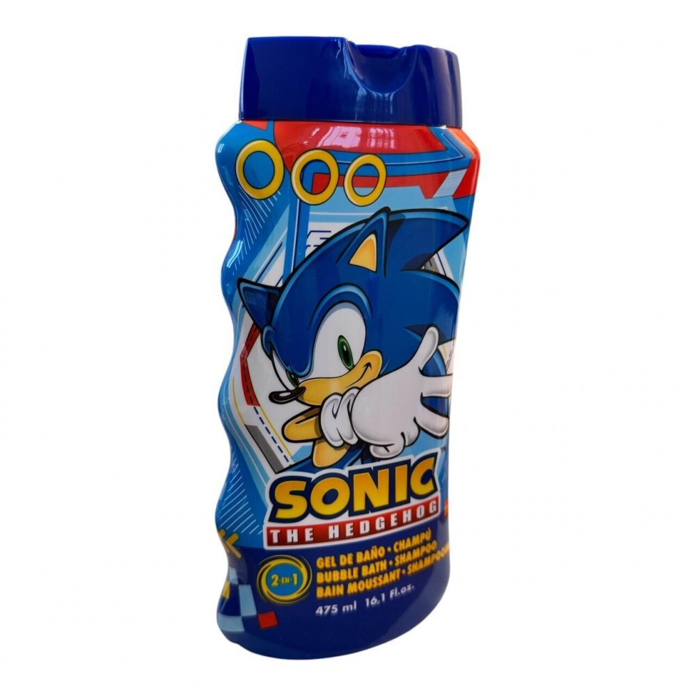 Lorenay Gel de dus si sampon 2 in 1 Sonic the Hedgehog baieti 475ml