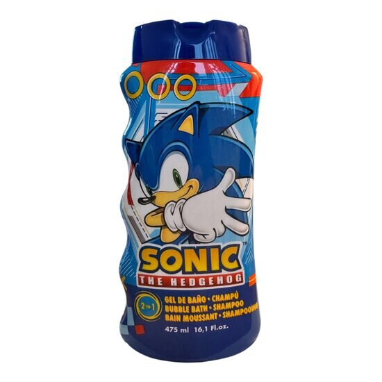 Lorenay Gel de dus si sampon 2 in 1 Sonic the Hedgehog baieti 475ml