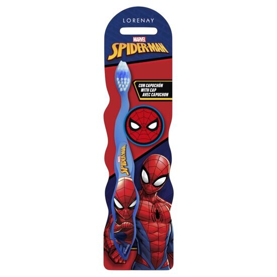 Lorenay Periuta de dinti pentru copii cu capac Spiderman