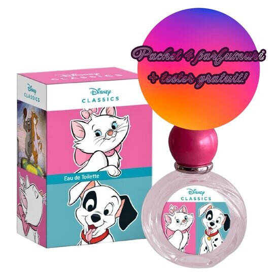 Lorenay Set 4 x apa de toaleta Disney Classics pentru copii 50ml + tester gratuit