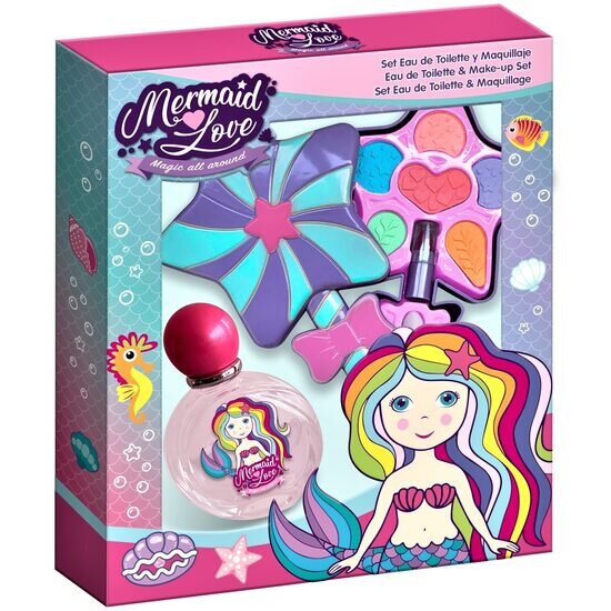 Lorenay Set apa de parfum si accesorii machiaj copii Mermaid Love