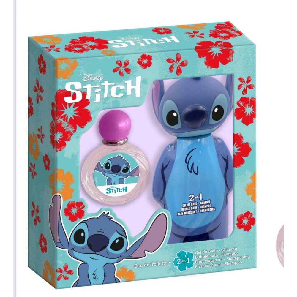 Lorenay Set cadou Stitch cu parfum si gel de dus 2 in 1