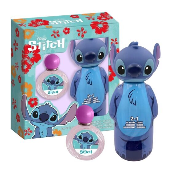 Lorenay Set cadou Stitch cu parfum si gel de dus 2 in 1