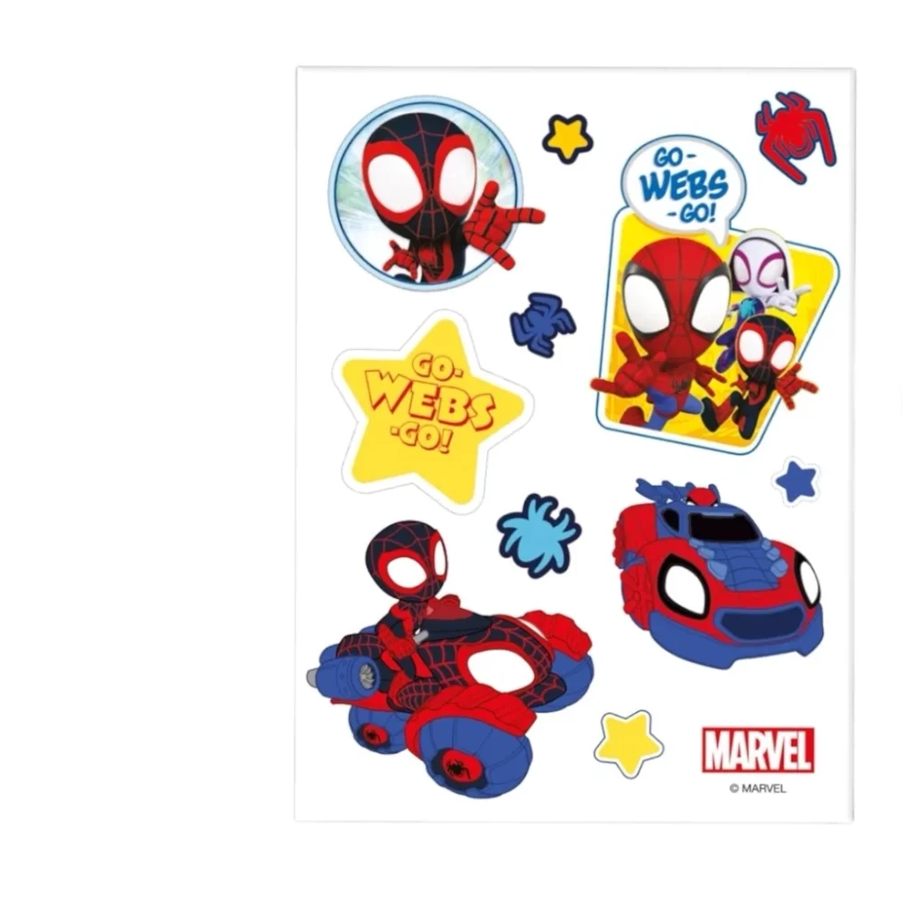 Lorenay Set de baie pentru baieti Spidey and His Amazing Friends cu gel de dus 3 in 1 Marvel 300 ml bomba de baie 100 g si tatuaje