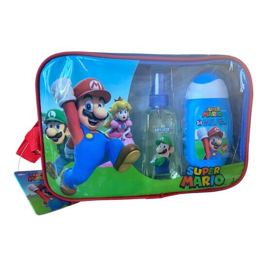 Lorenay Set de baie Super Mario cu gel de dus si apa de toaleta