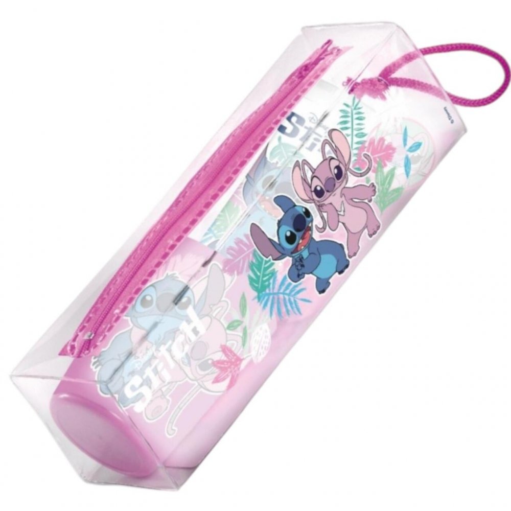 Lorenay Set ingrijire dentara pentru copii pahar pasta de dinti periuta si etui Stitch