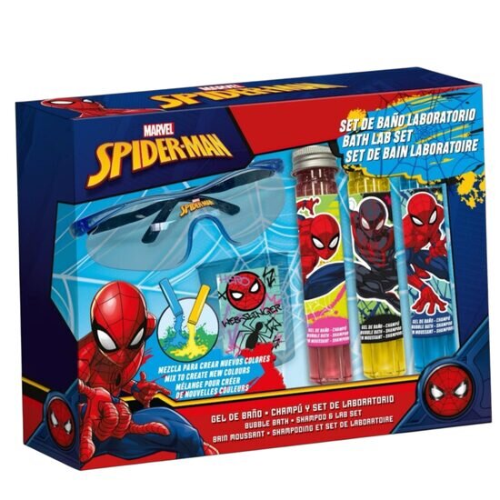 Lorenay Set Laborator cosmetic pentru baie si joaca Spiderman