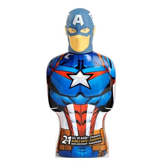 Lorenay Spumant de baie si sampon figurina 3D Avengers Captain America 350 ml